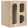 vidaXL Sengebord ELST Sonoma eg 40 x 35 x 50 cm Konstrueret tr&aelig;