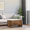 vidaXL Sofabord Gammelt tr&aelig; 102 x 50,5 x 46,5 cm Konstrueret tr&aelig;