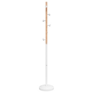 vidaXL stumtjener 177 cm pulverlakeret jern hvid
