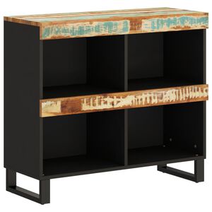 vidaXL skab 85x33x75 cm massivt genbrugstr&aelig;