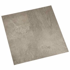 vidaXL Selvkl&aelig;bende Gulvplanker M&oslash;rk Gr&aring; og Sort 30,5 x 30,5 cm