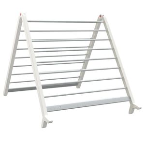 vidaXL t&oslash;rrestativ til badekar 53-90 cm udvideligt aluminium