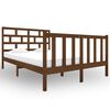 vidaXL sengestel 120x190 cm Small Double fyrretr&aelig; gyldenbrun