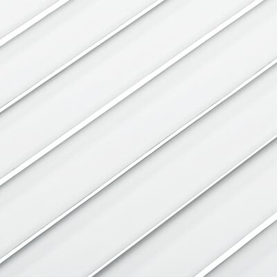 vidaXL skabslåger 2 stk. 39,5x39,4 cm lameldesign massivt fyr hvid