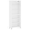 vidaXL reol 69,5x32,5x180 cm konstrueret tr&aelig; hvid