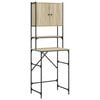 vidaXL vaskemaskineskab 68x48,5x194 cm sonoma-eg