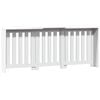 vidaXL radiatorskjuler 205x21,5x83,5 cm konstrueret tr&aelig; hvid