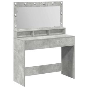 vidaXL Kl&aelig;deskab Beton Gr&aring; 100 x 41 x 135 cm Konstrueret tr&aelig;