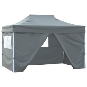 vidaXL Party Tent Antracit 280 x 410 x 315 cm Oxford stof