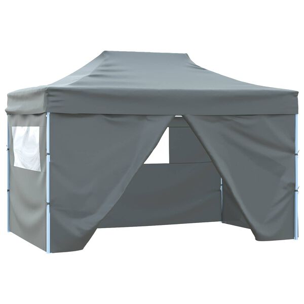vidaXL Party Tent Antracit 280 x 410 x 315 cm Oxford stof