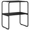 vidaXL Konsolbord Sort eg 60 x 42,5 x 70 cm Konstrueret tr&aelig;