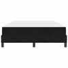 vidaXL Box spring seng med madras Sort 160 x 200 cm Stof