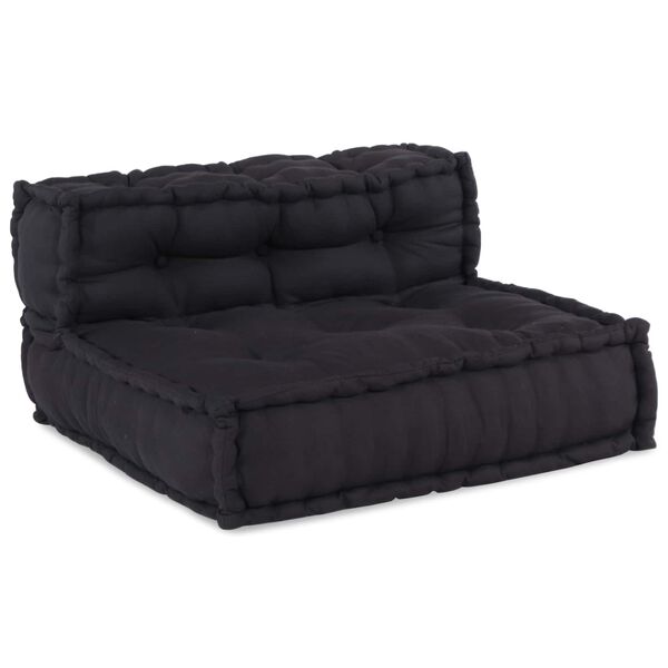 vidaXL Modulsofa 4 pcs Antracit Stof
