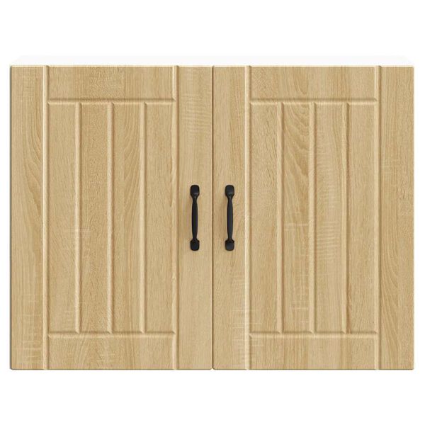 vidaXL k&oslash;kkenv&aelig;gskab Lucca sonoma-eg konstrueret tr&aelig;