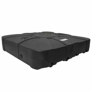 vidaXL Cantilever parasolbase 150 Sort H&oslash;jdensitet polyethylen