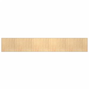 vidaXL gulvt&aelig;ppe 80x1000 cm rektangul&aelig;r bambus lys naturfarvet