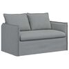 vidaXL Sofa S&aelig;t 2 pcs Lysegr&aring; 136 x 82 x 85 cm Stof