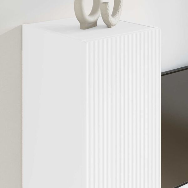 vidaXL TV v&aelig;gskab 2 pcs Hvid 30 x 31 x 60 cm Konstrueret tr&aelig;