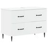 vidaXL Badev&aelig;relsesskabsunder HAARLEM Hvid 82 x 41 x 58,5 cm