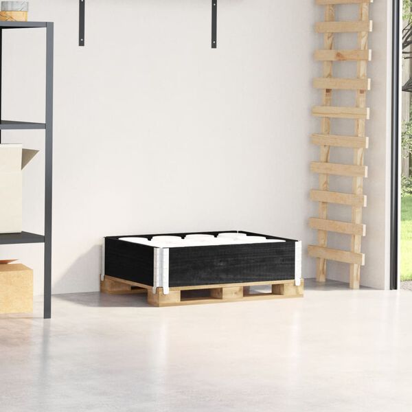 vidaXL palleramme 80x60 cm massivt fyrretræ