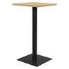 vidaXL bistrobord 60x60x107 cm egetr&aelig;sfarve