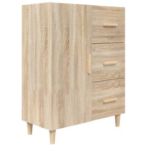 vidaXL sk&aelig;nk 69,5x34x90 cm konstrueret tr&aelig; sonoma-eg