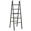 vidaXL Dobbelt-sidet t&aelig;ppe stige Sort 50 x 50 x 159 cm Bambus