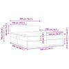 vidaXL Opbevaringsseng med madras M&oslash;rkegr&aring; 200 x 200 cm Faux l&aelig;der