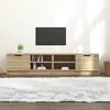 vidaXL tv-borde 2 stk. 80x35x36,5 cm konstrueret tr&aelig; sonoma-eg
