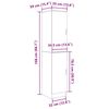 vidaXL Highboard Sonoma eg 35 x 39 x 168 cm