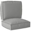 vidaXL Palle Pudes&aelig;t Oxford stof Gr&aring; 50 x 50 x 12 cm