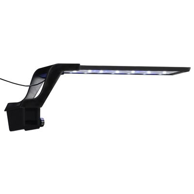vidaXL LED-lampe til akvarium med klemme 35-55 cm blå og hvid