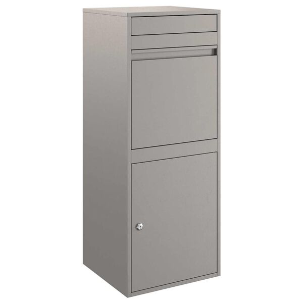 vidaXL Pakke drop boks med d&oslash;r Rusten 41 x 38 x 103 cm Cortenst&aring;l