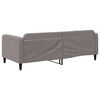 vidaXL daybed 90x200 cm stof gr&aring;brun