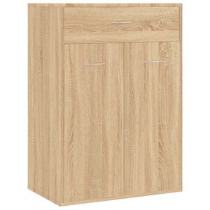vidaXL skoskab 60x35x84 cm konstrueret tr&aelig; sonoma-eg