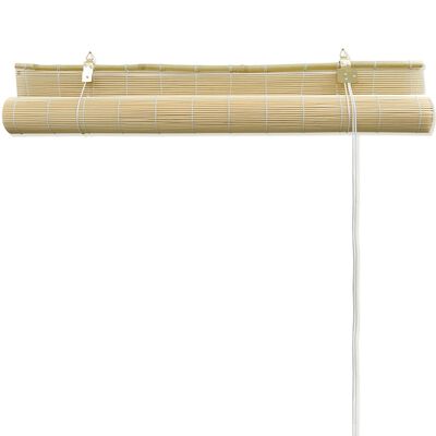 vidaXL rullegardin bambus 140 x 220 cm natur