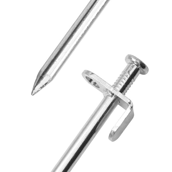 vidaXL teltpløkker 24 stk. 19,5 cm 8 mm galvaniseret stål