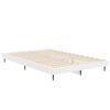 vidaXL sengestel 120x190 cm konstrueret tr&aelig; hvid