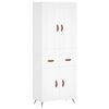 vidaXL h&oslash;jskab 69,5x34x180 cm konstrueret tr&aelig; hvid