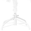 vidaXL kunstigt juletr&aelig; med lys og kugles&aelig;t 150 cm PVC hvid