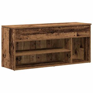 vidaXL skob&aelig;nk 102x30,5x45 cm konstrueret tr&aelig; antikt tr&aelig;