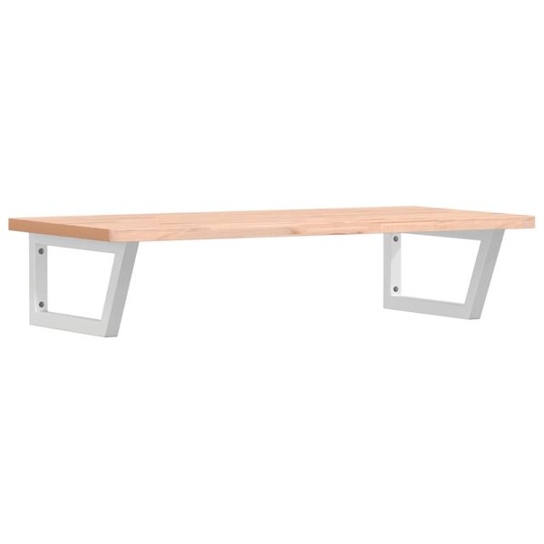 vidaXL badev&aelig;relseshylde st&aring;l og massivt b&oslash;getr&aelig;