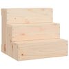 vidaXL k&aelig;ledyrstrappe 40x37,5x35 cm massivt fyrretr&aelig;