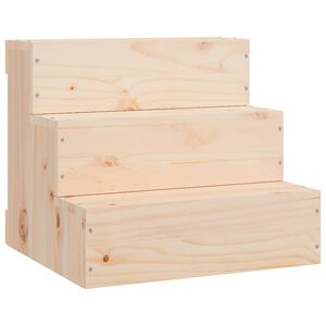 vidaXL k&aelig;ledyrstrappe 40x37,5x35 cm massivt fyrretr&aelig;
