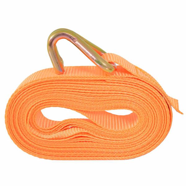 vidaXL surringsb&aring;nd med skralde 4 stk. 0,4 ton 6 m x 25 mm orange