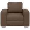 vidaXL Sofa Brun 100 x 77 x 82 cm Stof