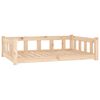 vidaXL hundeseng 105,5x75,5x28 cm massivt tr&aelig; fyrretr&aelig;