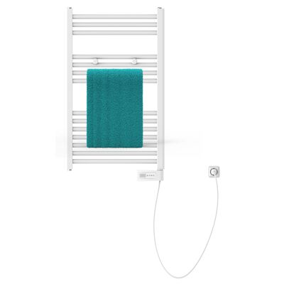 EISL håndklædetørrer med timer 80x50x15 cm hvid