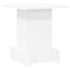 vidaXL Endebord Hvid 35,5 x 35 x 40 cm Konstrueret tr&aelig;