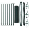 vidaXL Hegnspæl Grøn 10 x 0,5 m (25 mm mesh) Stål og PVC